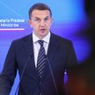 Rzecznik rządu Adam Szłapka podczas konferencji prasowej po posiedzeniu Rady Ministrów.
