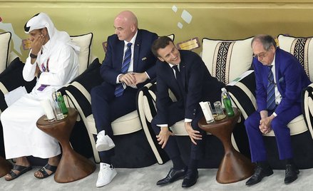 W środę wieczorem, już po pokonaniu przez Francuzów drużyny Maroka, Emmanuel Macron zamiast wrócić d