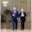 Aleksander Łukaszenko i Władimir Putin w Mińsku 24 maja