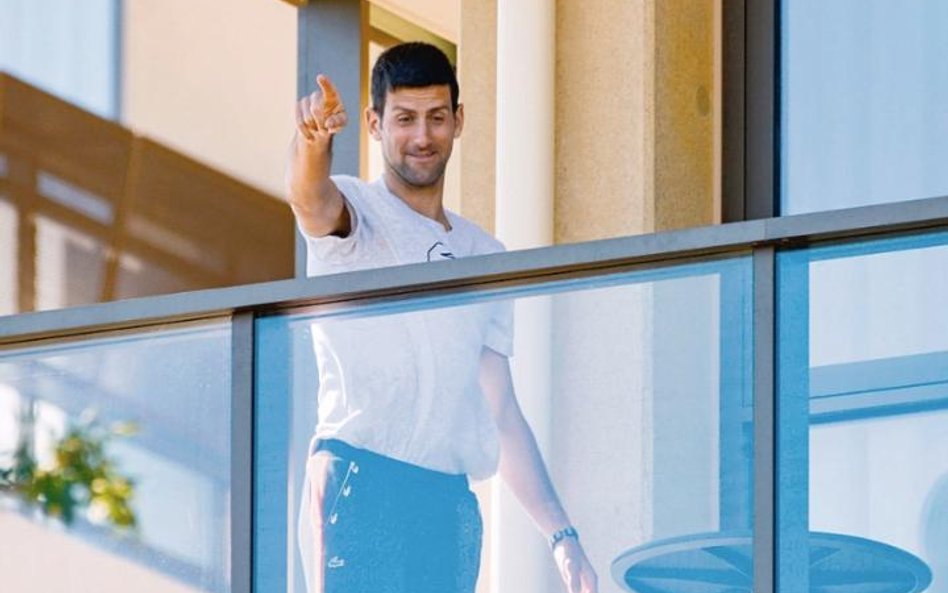 Novak Djoković to jeden z gwiazdorów, którzy korzystają z luksusowej kwarantanny w Adelajdzie Brento