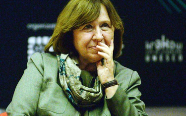 Swietłana Aleksijewicz od lat krytykuje politykę Łukaszenki.