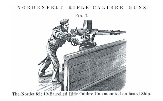 Bazyli Zacharow handlował m.in. karabinami maszynowymi produkowanymi przez firmę Nordenfelt