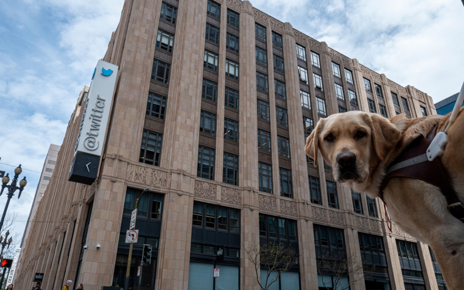 Siedziba Twittera w San Francisco. Serwis dotknęła poważna awaria.