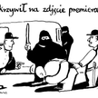 Komentarz rysunkowy. Zdjęcie premiera