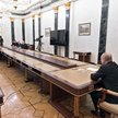 Władimir Putin podczas jednej z odpraw