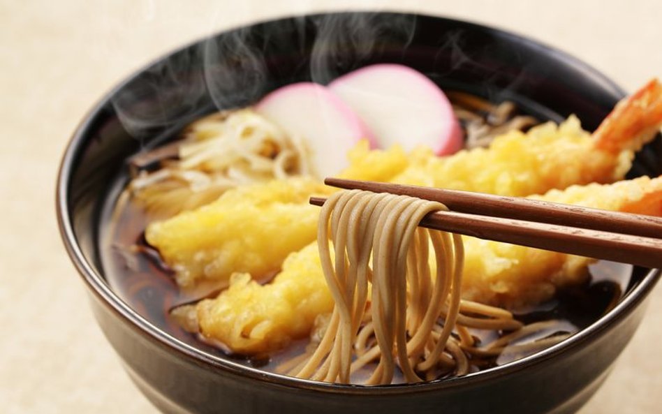 Tokio: Soba i tempura za podróż poza godzinami szczytu