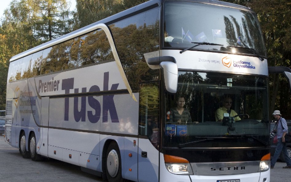 "Tuskobus" ominie Zieloną Górę