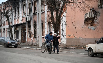 Jedna z ulic w mieście Izium (fot. ilustracyjna)