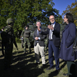 Szwedzki minister obrony Pal Jonson (po lewej), minister spraw zagranicznych Szwecji Maria Malmer St