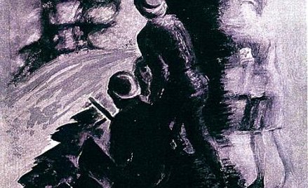Plakaty drukowane i rozpowszechniane w czasie Powstania Warszawskiego. Z lewej strony – słowa znaneg