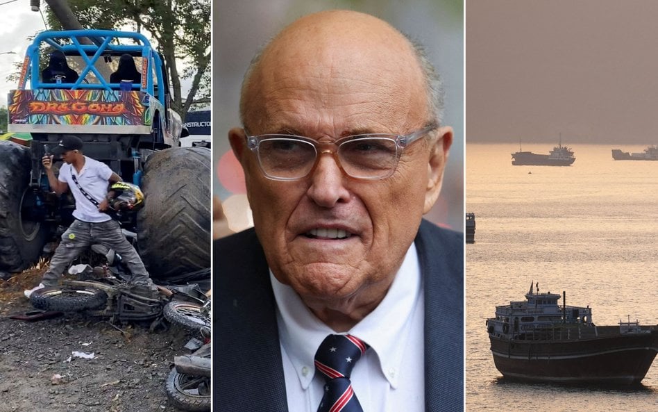 Tragedia na pokazie monster trucków w Kolumbii; Rudy Giuliani w szpitalu w stanie krytycznym; Donald