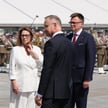 Prezydent RP Andrzej Duda z marszałek Senatu Małgorzatą Kidawą-Błońską, wicepremierem, ministrem obr