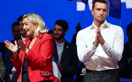 Marine Le Pen i Jordan Bardella