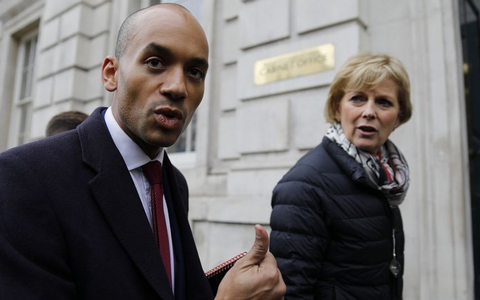 Chuka Umunna i Anna Soubry z The Independent Group