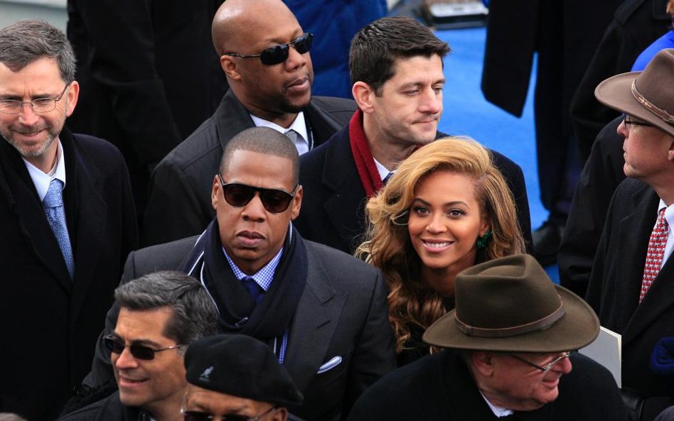 Jay-Z z żoną, Beyonce na inauguracji prezydentury Baracka Obamy