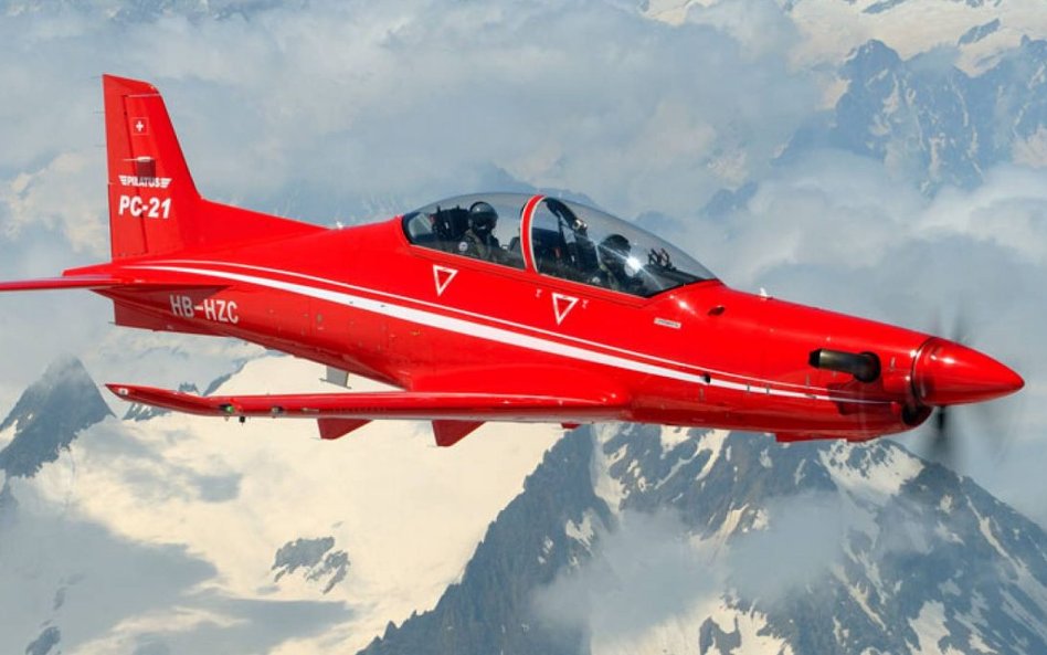 Samolot szkolno-treningowy Pilatus PC-21. Fot./Pilatus.