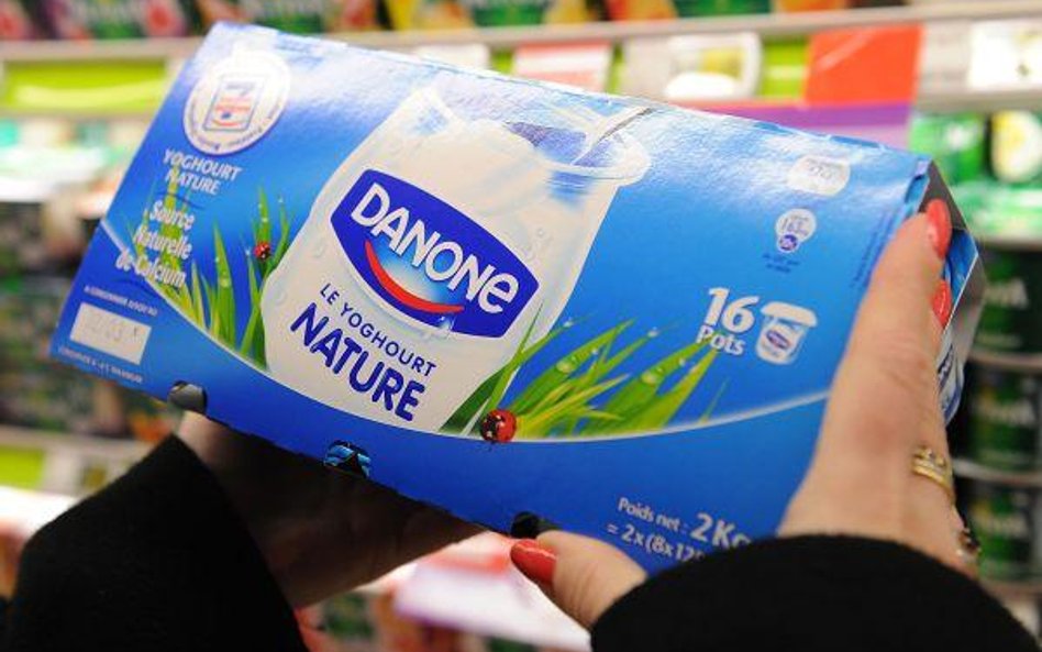 Danone, największy na świecie producent jogurtów i czołowy producent wody butelkowanej zanotował w u