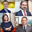 Nowi członkowie zarządu PwC Europy Środkowo-Wschodniej, od góry, od lewej i poziomo: Piotr Nogajczyk