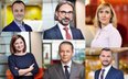 Nowi członkowie zarządu PwC Europy Środkowo-Wschodniej, od góry, od lewej i poziomo: Piotr Nogajczyk
