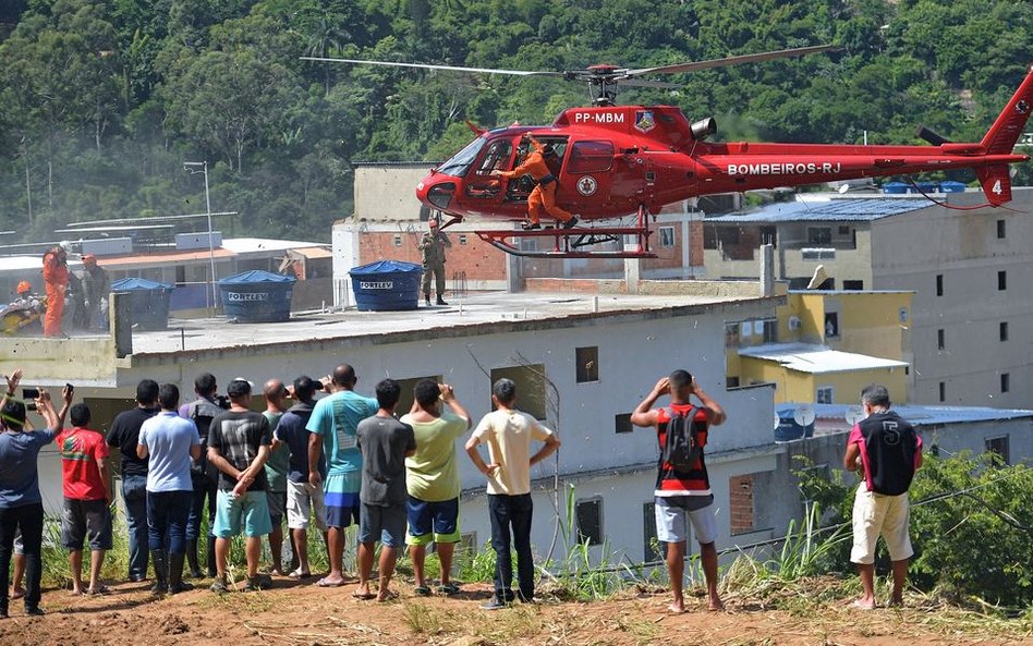 Rio de Janeiro: Zawaliły się dwa budynki. Są ofiary