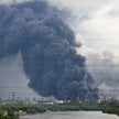 Moskwa, dym nad rafinerią po ataku ukraińskich dronów, 18 czerwca 2026 r.