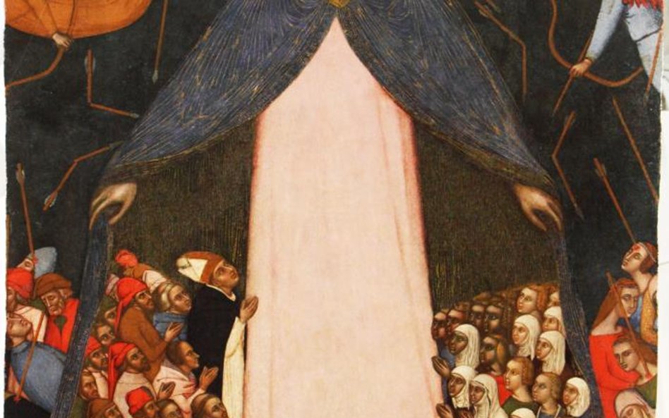 Barnaba da Modena, Maria Matka Miłosierdzia, 1375-1376, tempera na desce, kościół Santa Maria dei Se
