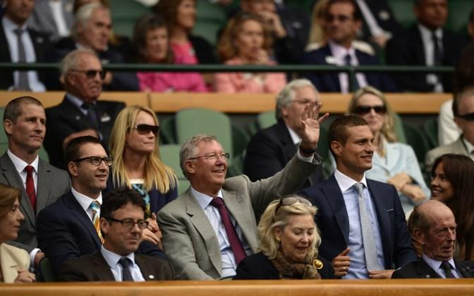 Alex Ferguson motywuje Murraya przed półfinałem z Janowiczem