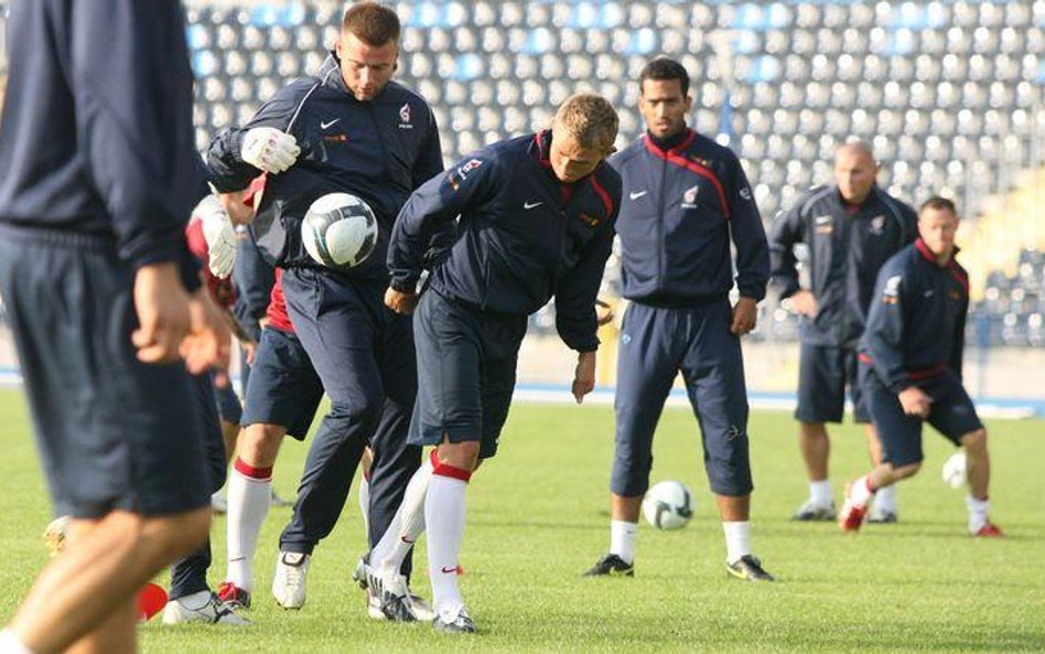 Trening Polaków przed meczem z Grecją