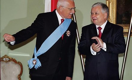 Do protokołu, który wynegocjował Lech Kaczyński, chciał się dołączyć Vaclav Klaus