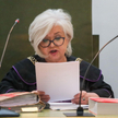Sędzia Dorota Tyrała na sali Sądu Apelacyjnego w Warszawie