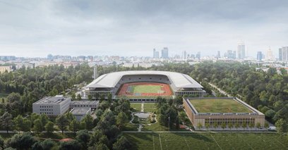 Hala Skry i kompleks Polonii z nowymi wizualizacjami