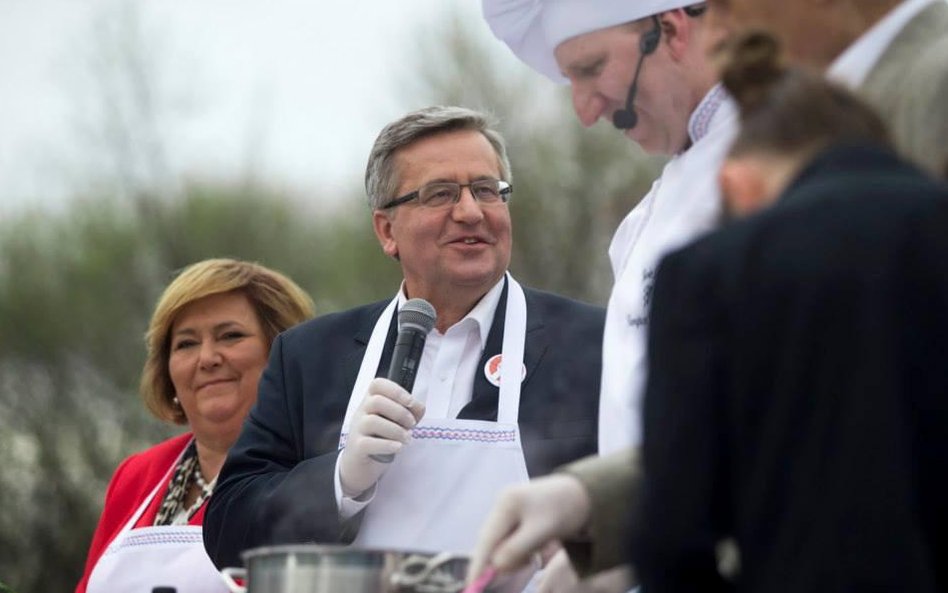 Bronisław Komorowski w trakcie kampanii