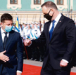 Wołodymyr Zełenski i Andrzej Duda mówili w Kijowie o konieczności wzmocnienia współpracy międzynarod