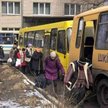 Mieszkańcy Izium podczas marcowej ewakuacji