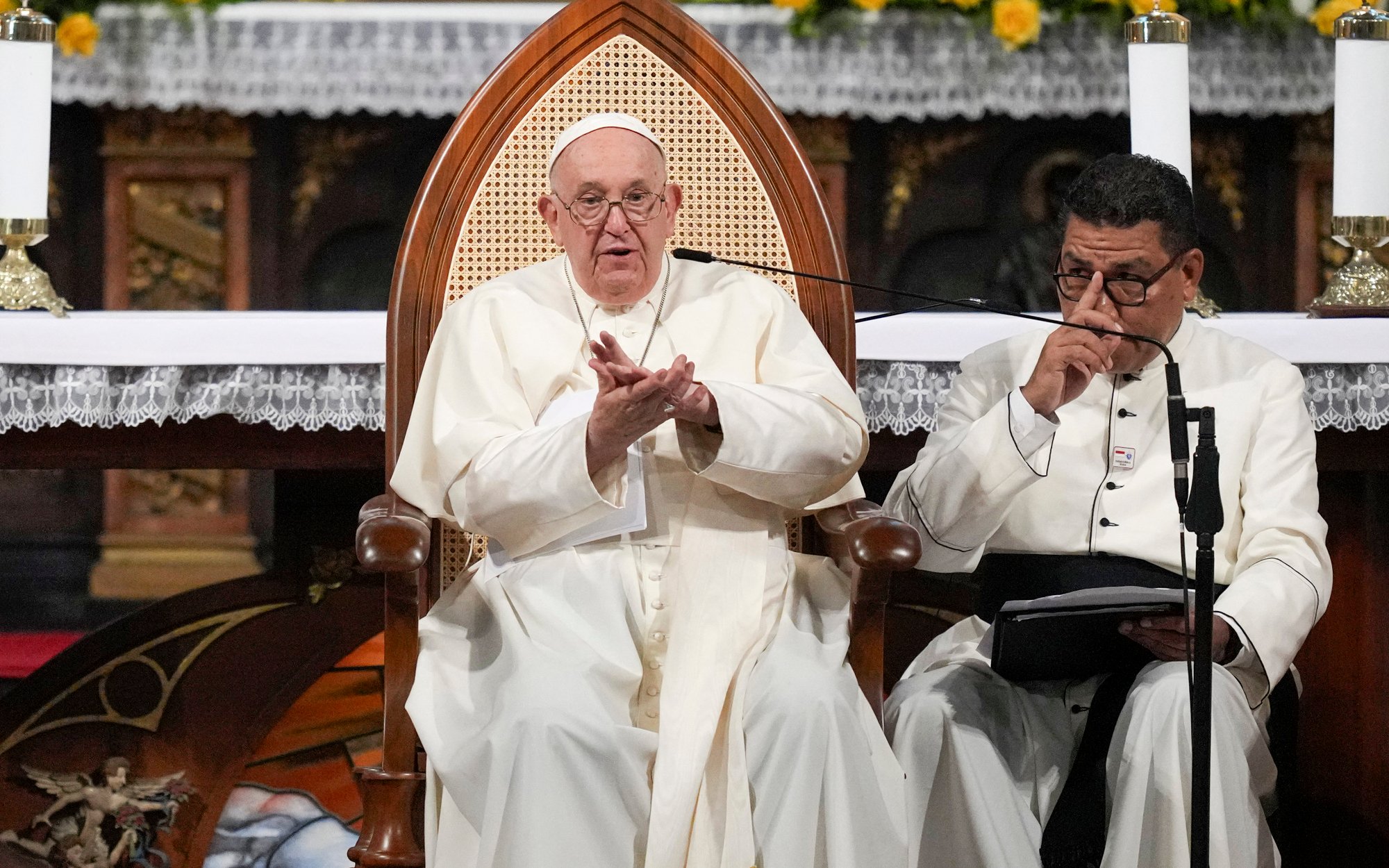 Jakarta: Pope Francis quoted Szymborska during a meeting with the clergy