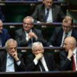 Posłowie Prawa i Sprawiedliwości: pierwszy rząd - szef KP PiS, wicemarszałek Sejmu Ryszard Terlecki,