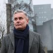 Prowadzący "Wiadomości" TVP, dziennikarz Marek Czyż przed budynkiem TVP przy ul. Woronicza w Warszaw