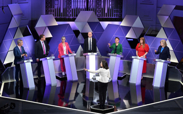 Uczestnicy pierwszej debaty wyborczej w Wielkiej Brytanii