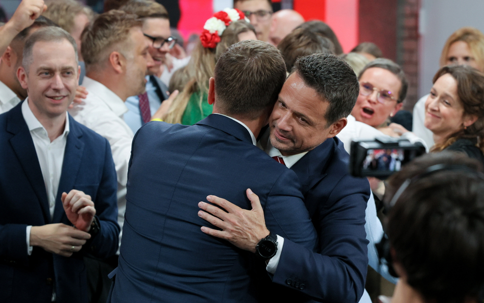 Wieczór wyborczy Rafała Trzaskowskiego