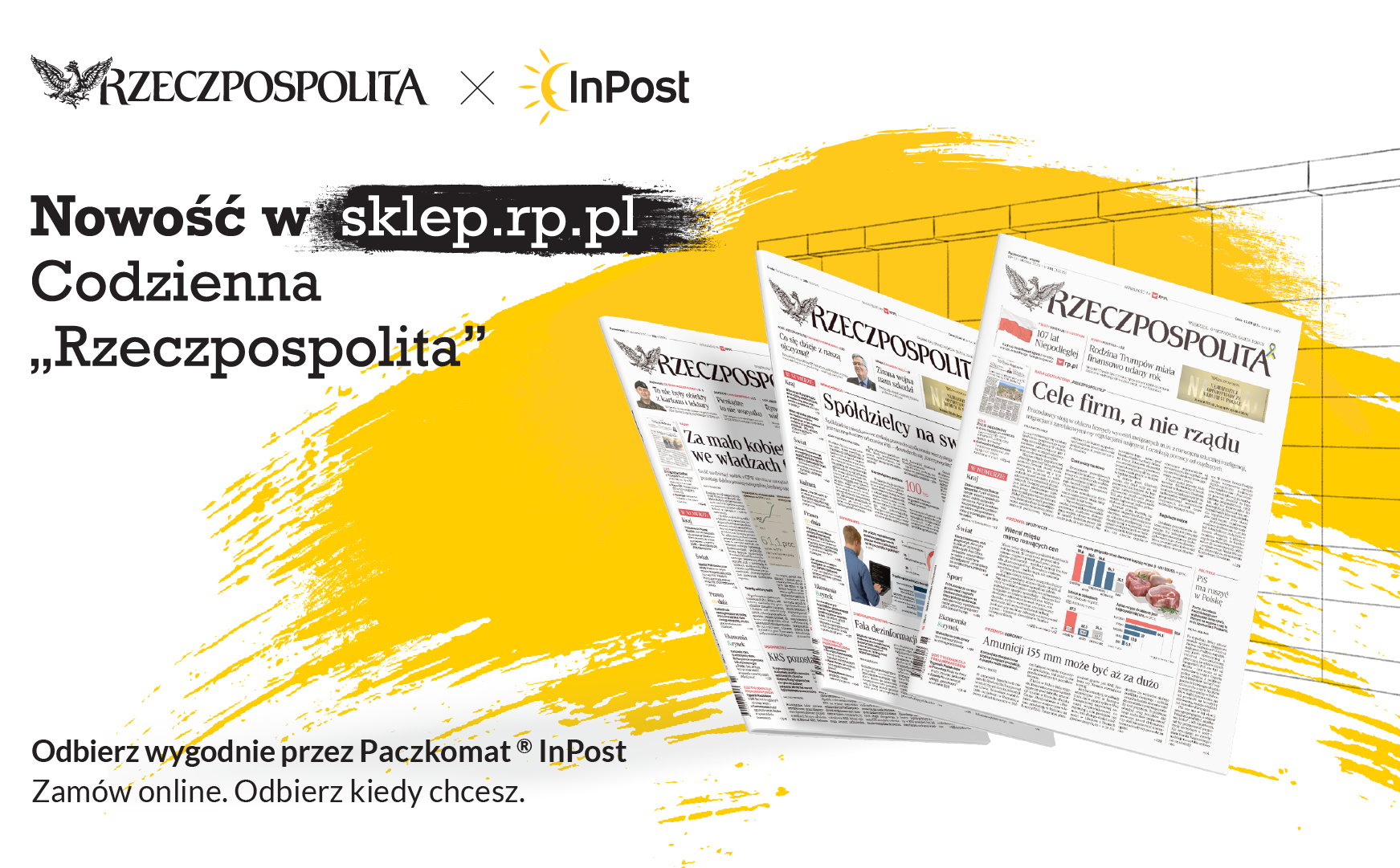 Codzienna „Rzeczpospolita” z wygodną dostawą InPost