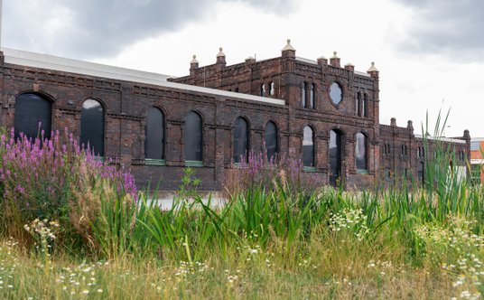 Budynek dawnej rzeźni, w którym mieści się teraz Galeria Plato.