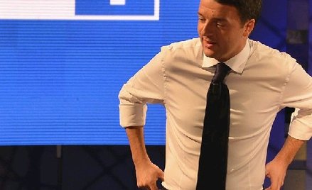 Premier Matteo Renzi prawie nie znika z telewizyjnego okienka