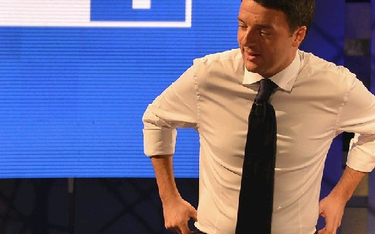 Premier Matteo Renzi prawie nie znika z telewizyjnego okienka