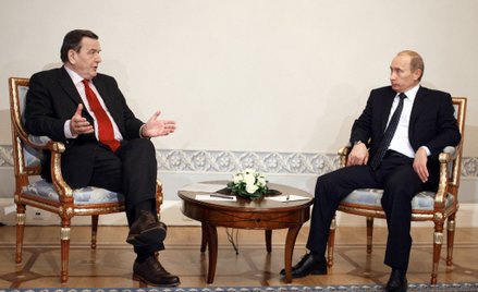 Gerhard Schroeder i Władimir Putin