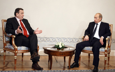 Gerhard Schroeder i Władimir Putin