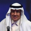 Minister ds. energii Arabii Saudyjskiej książę Abdulaziz bin Salman przemawia na konferencji energet