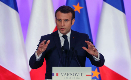 "Francja nie chce nikomu udzielać lekcji". Macron pytany o praworządność w Polsce