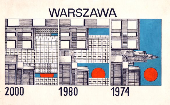 Antoni Chodorowski, Warszawa 1974, 1980, 2000, brak daty powstania, z archiwum Muzeum Karykatury