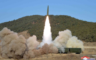 Północnokoreańska próba rakietowa