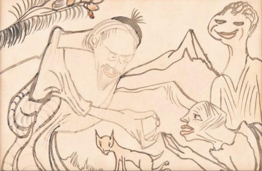 Rysunek Witkacego ma skandaliczną treść.